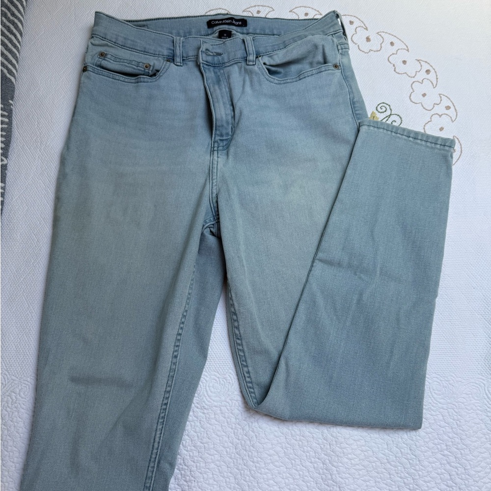 Calvin Klein Men's Light Blue Slim Jeans